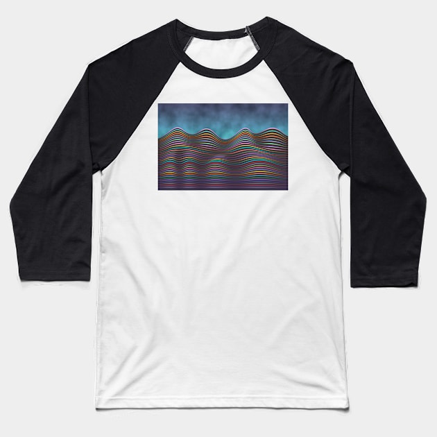 The Rolling Hills Of Subtle Differences Baseball T-Shirt by becky-titus